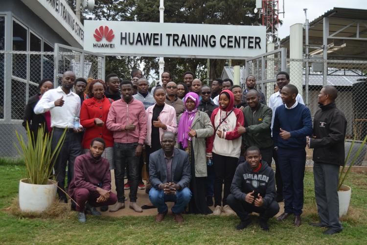 Industrial/academic visit at Huawei