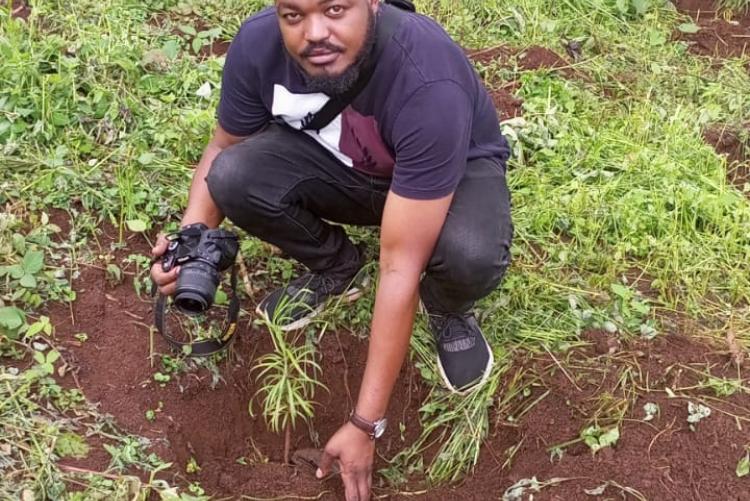 During Ict staff tree planting day 2023