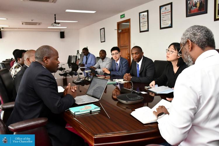 Global finalists The University of Nairobi students, Meets with Vice Chancellor
